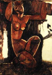 Amedeo Modigliani Caryatid oil painting picture